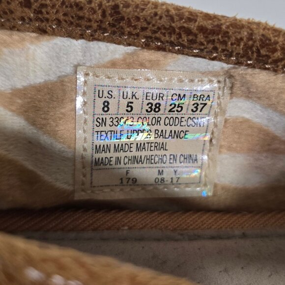 Bobs Womens W 8 Espadrille Memory Foam Brown Leather Look Textile Slip On Shoe - Picture 15 of 15